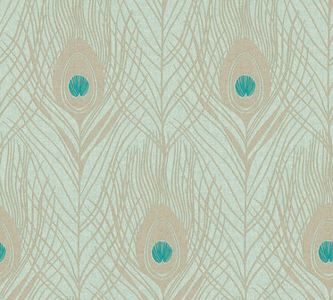 AS Creation Absolutely Chic 36971-3 | 369713 - Groen / Blauw Behang