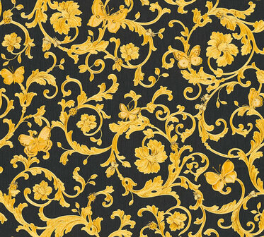 AS Creation Versace 3 34325-2 | 343252 - Goud / Zwart Behang