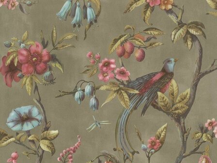 BN Wallcoverings Fiore 220445 - Beige - Multicolour Behang