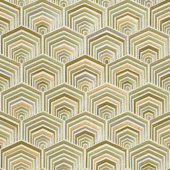 Dutch Wallcoverings Wallstitch DE120046 Groen Behang