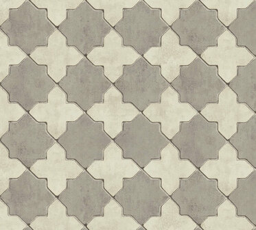 AS Creation New Walls 37421-5 | 374215 - Grijs / Creme Behang