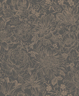 Dutch First Class Bakau Rose/rose gold 65703 Behang