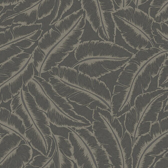 Dutch First Class Bakau Slate/gold 65732 Behang