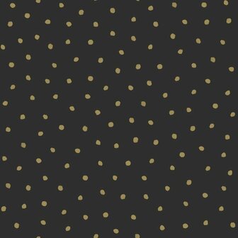Esta Home Black &amp; White 139122 - Zwart - Goud Behang