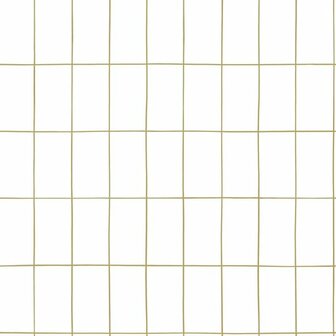 Esta Home Black &amp; White 139131 - Wit - Goud Behang