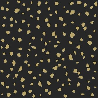 Esta Home Black &amp; White 139134 - Zwart - Goud Behang