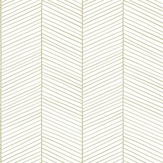 Esta Home Black &amp; White 139135 - Wit - Goud Behang
