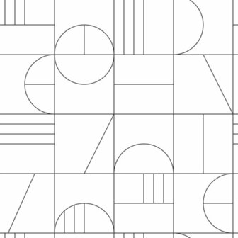 Esta Home Black &amp; White 139142 - Zwart Wit Behang