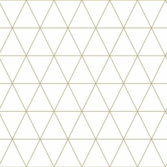 Esta Home Black &amp; White 139147 - Wit - Goud Behang