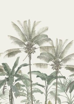 Esta Paradise 158947 - Groen - Beige Behang