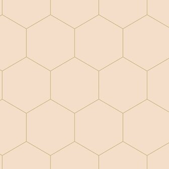 Esta Art Deco 139226 - Roze - Oranje Behang