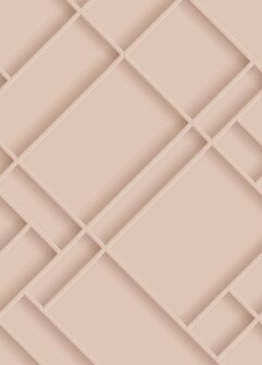 Esta Art Deco Fotobehang 158961 - Terracotta - Roze Behang