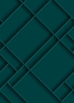 Esta Art Deco Fotobehang 158964 - Groen - Blauw Behang