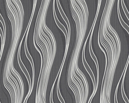 AS Creation Trendwall | 3714-16 - 371416 - Zwart / Zilver Behang