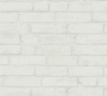 AS Creation 111 Shades of White 37747-4 - 377474 - Wit / Grijs Behang