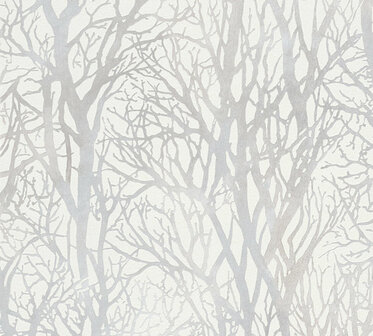AS Creation New Life / Attractive 2 | 30094-1 - 300941 - Wit / Zilver Behang