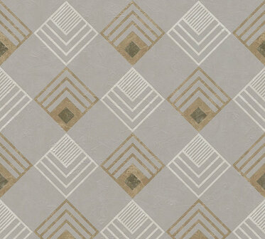 AS Creation New Life 37682-3 - 376823 - Grijs / Beige Behang