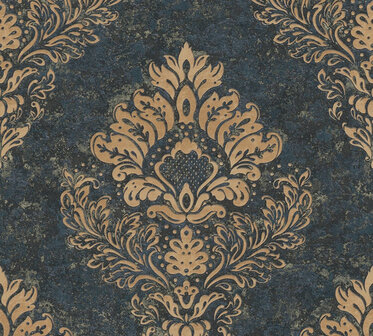 AS Creation Metropolitan Stories II Alena / St. Petersburg 37901-2 - 379012 - Blauw / Goud Behang