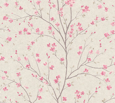 AS Creation Metropolitan Stories II Mio / Tokio 37912-1 - 379121 - Roze / Wit Behang