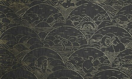Arte Tokyo Blue MO3001 Behang