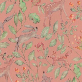 BN Wallcoverings Doodleedoo 220702 - Roze Behang