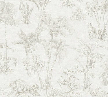 AS Creation Cuba 38021-1 - 380211 - Beige / Grijs Behang