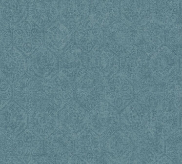AS Creation Cuba 38022-5 / 380225 - Blauw Behang