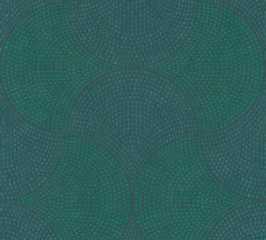 AS Creation Cuba 38027-1 - 380271 - Groen / Blauw Behang