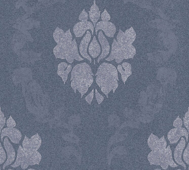AS Creation New Elegance 37552-2 - 375522 - Blauw / Grijs Behang
