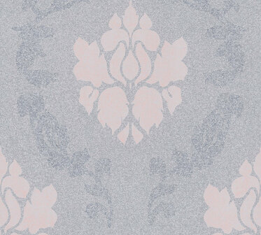 AS Creation New Elegance 37552-3 - 375523 - Roze / Grijs Behang