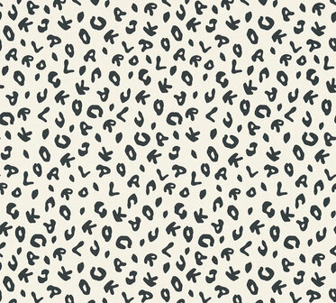 AS Creation Karl Lagerfeld Leopard 37856-2 - 378562 - Zwart / Wit Behang