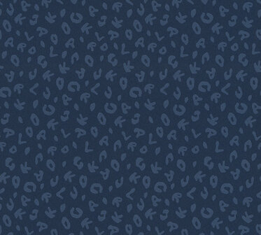 AS Creation Karl Lagerfeld Leopard 37856-6 - 378566 - Blauw / Metallic Behang