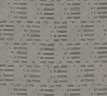 AS Creation Pop Style 37478-5 - 374785 - Grijs / Beige Behang