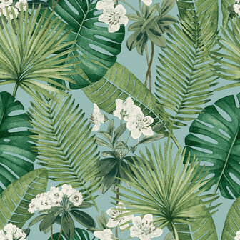 Dutch Wallcoverings Eden Bladeren/bloem M378-01 Behang