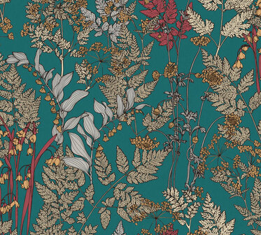 AS Creation AP Floral Impression 37751-5 - 377515 - Blauw / Beige Behang