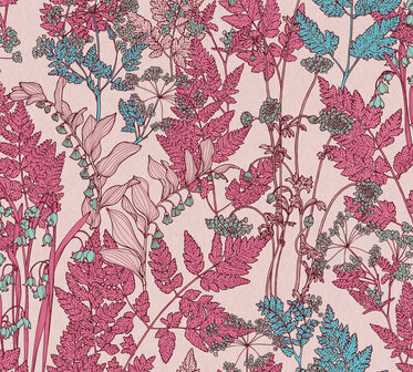 AS Creation AP Floral Impression 37751-8 - 377518 - Roze / Rood Behang