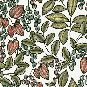 AS Creation AP Floral Impression 37754-5 - 377545 - Multicolour / Groen Behang