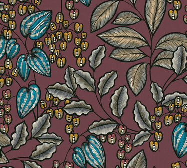 AS Creation AP Floral Impression 37754-6 - 377546 - Rood / Beige Behang