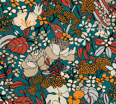 AS Creation AP Floral Impression 37756-2 - 377562 - Multicolour / Geel Behang