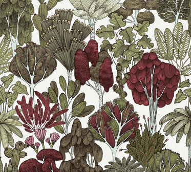 AS Creation AP Floral Impression 37757-2 - 377572 - Groen / Geel Behang