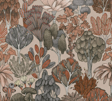 AS Creation AP Floral Impression 37757-5 - 377575 - Beige / Rood Behang