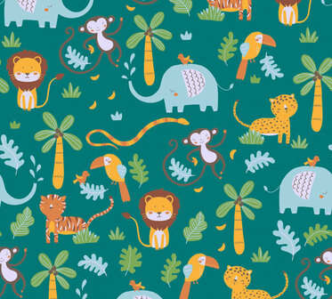 AS Creation Little Love 38115-1 - 381151 - Groen / Geel Behang