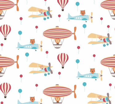 AS Creation Little Love 38126-1 - 381261 - Multicolour / Rood Behang