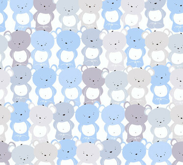 AS Creation Little Love 38129-1 - 381291 - Blauw / Grijs Behang