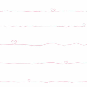 AS Creation Little Love 38140-2 - 381402 - Wit / Roze Behang
