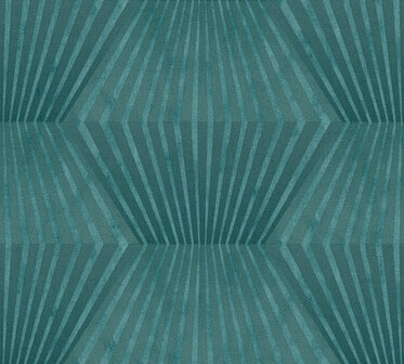 AS Creation Titanium 3 38204-1 / 382041 - Blauw - Groen Behang