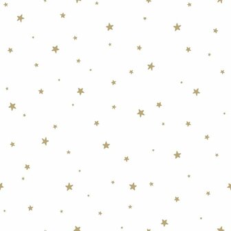 Esta Home Forest Friends Wit Goud 139259 - Wit - Goud Behang
