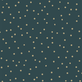Esta Home Forest Friends Blauw 139276 - Goud - Blauw Behang