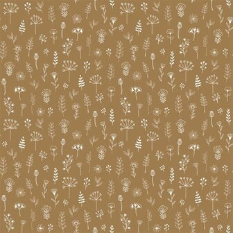 Esta Home Forest Friends Geel 139281 - Geel Behang