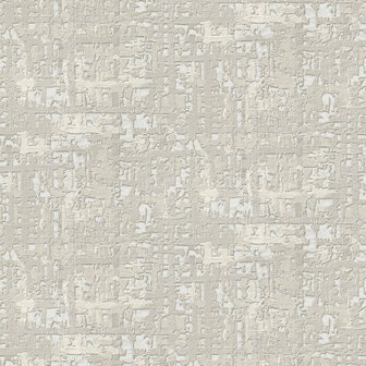 Dutch Wallcoverings Embellish fabric abstract silver DE120092 Behang